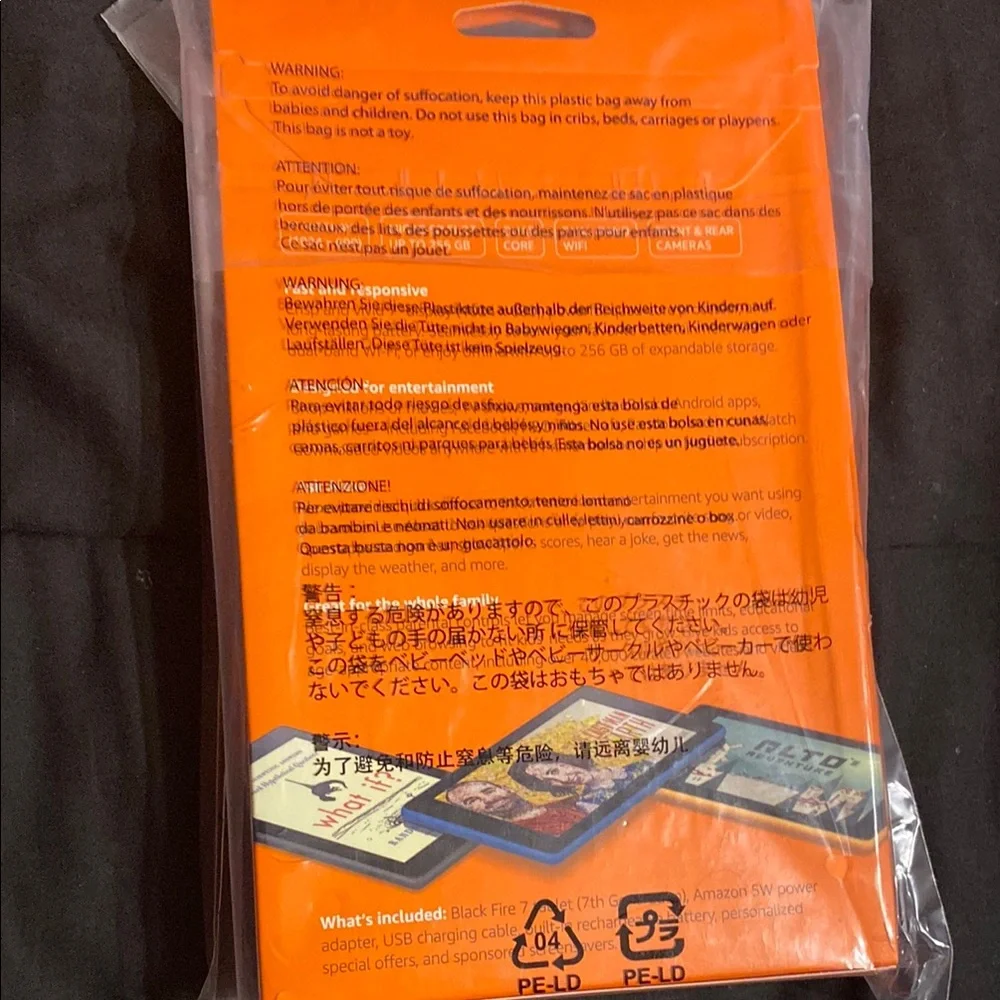 Amazon Fire 7 Tablet with Alexa in Black